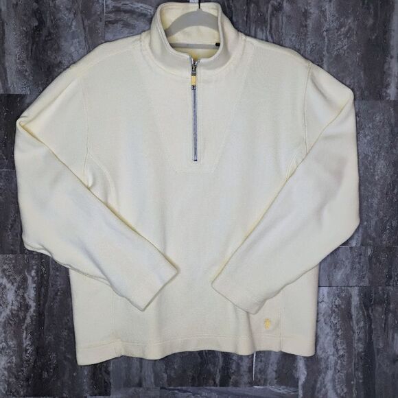 Men's Tommy Bahama Long Sleeve 1/4 Zip Pullover Cardigan Large - Picture 10 of 10